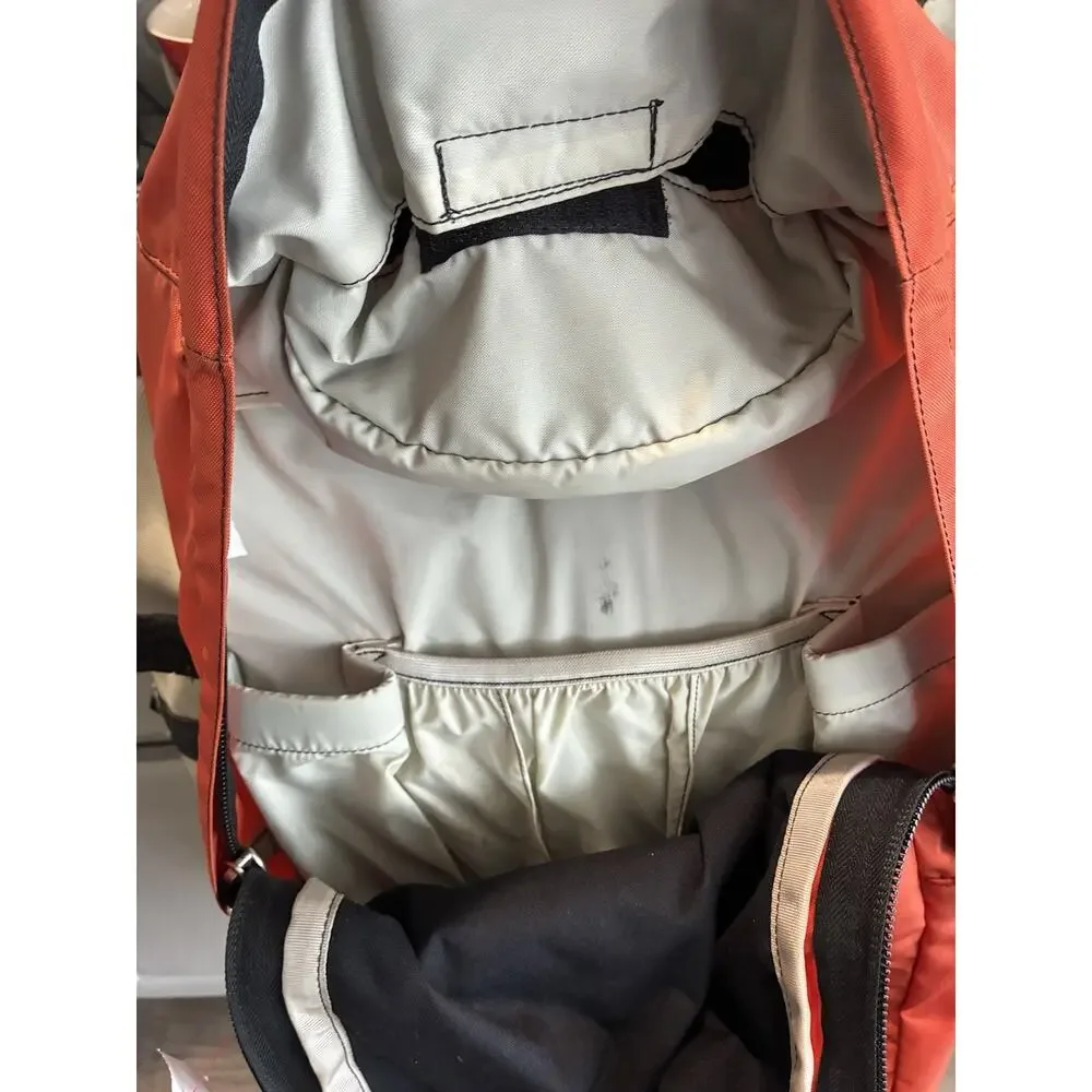 THE NorhtFace Equipment Chilkats Orange Black Hiking Pack Backpack Size Large